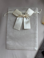 Zakjes met strik | Beige