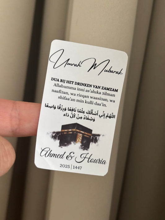 Umrah Mubarak | zamzam stickers