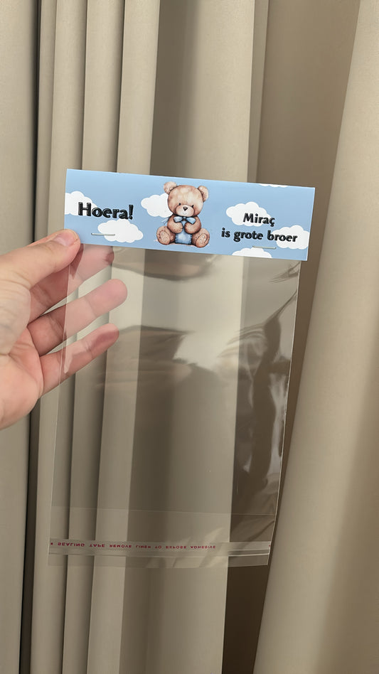 Traktatiezakjes is grote broer/zus