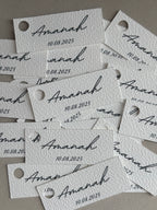 Hanglabels met naam | 5x2