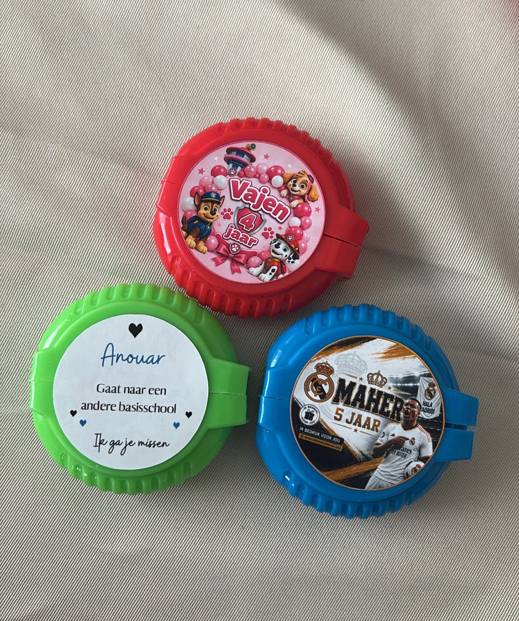 Gepersonaliseerde Bubblegum