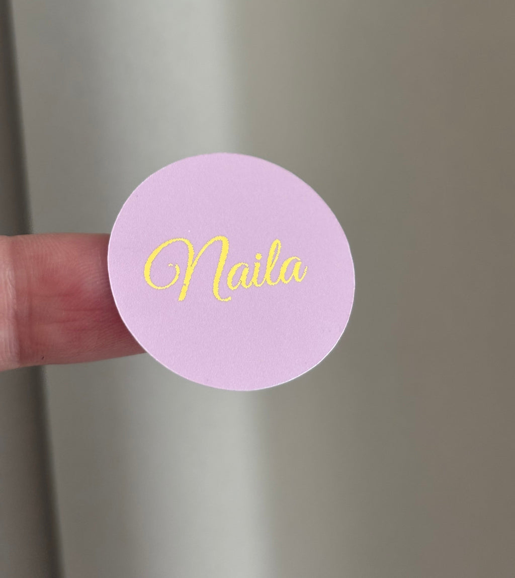Goudfolie ronde stickers