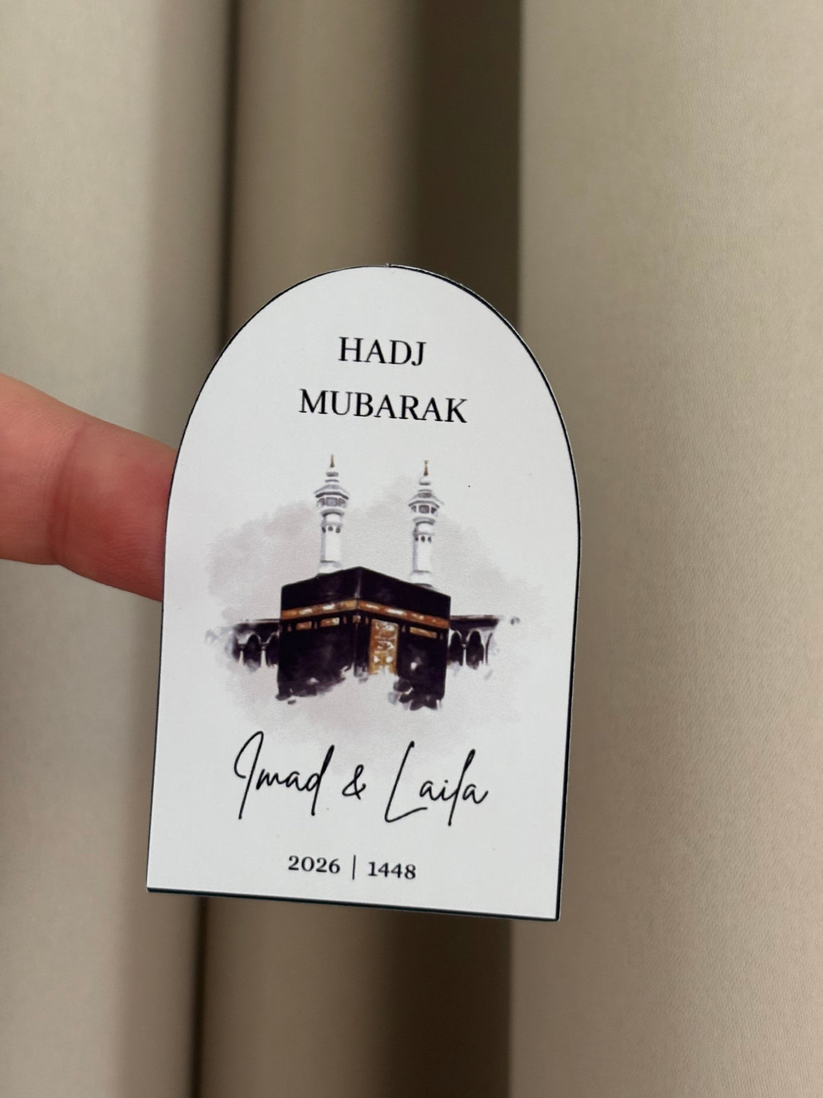 Umrah Mubarak zamzam stickers