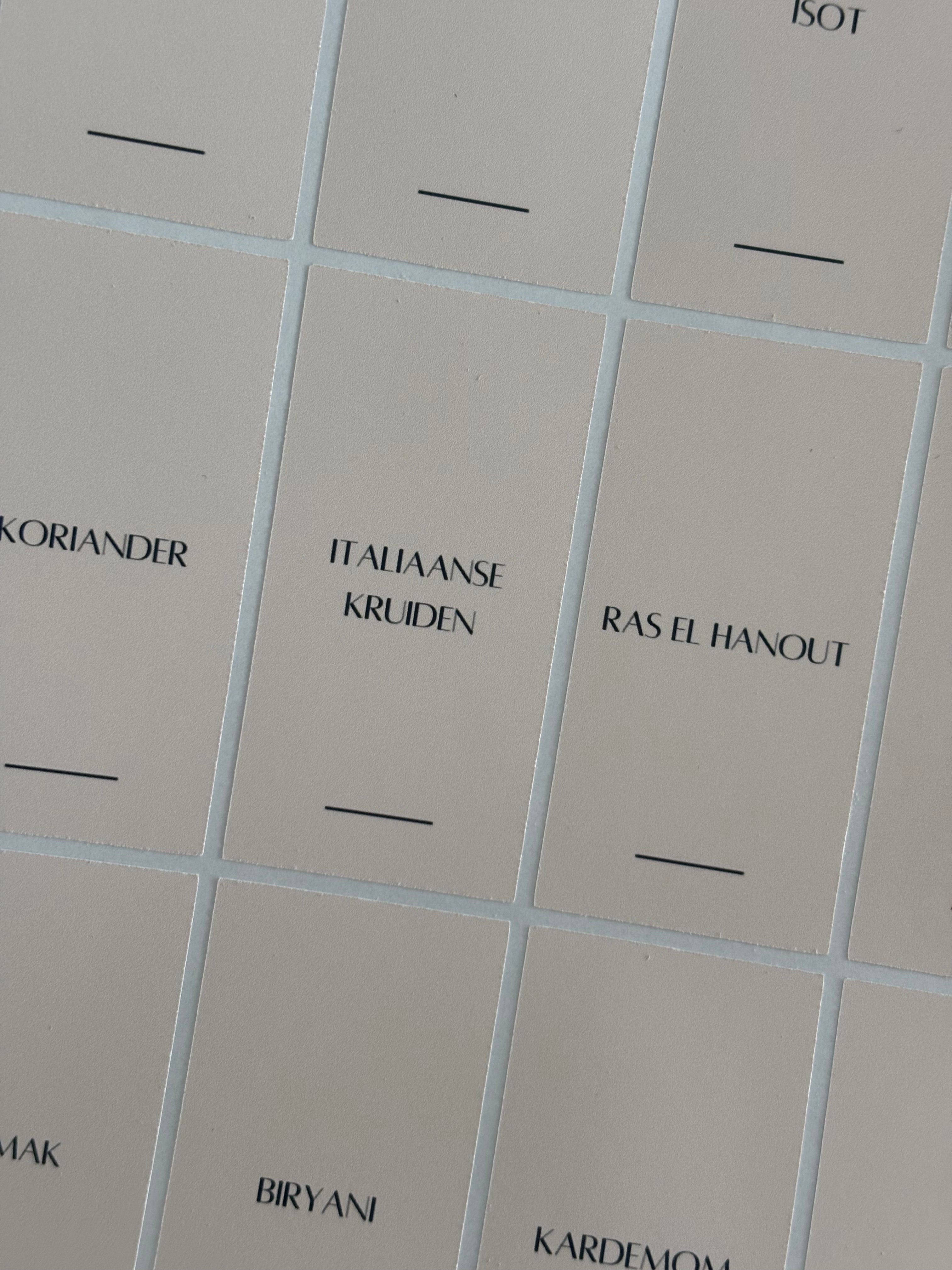 Kruidenlabels | ALTA 3x6
