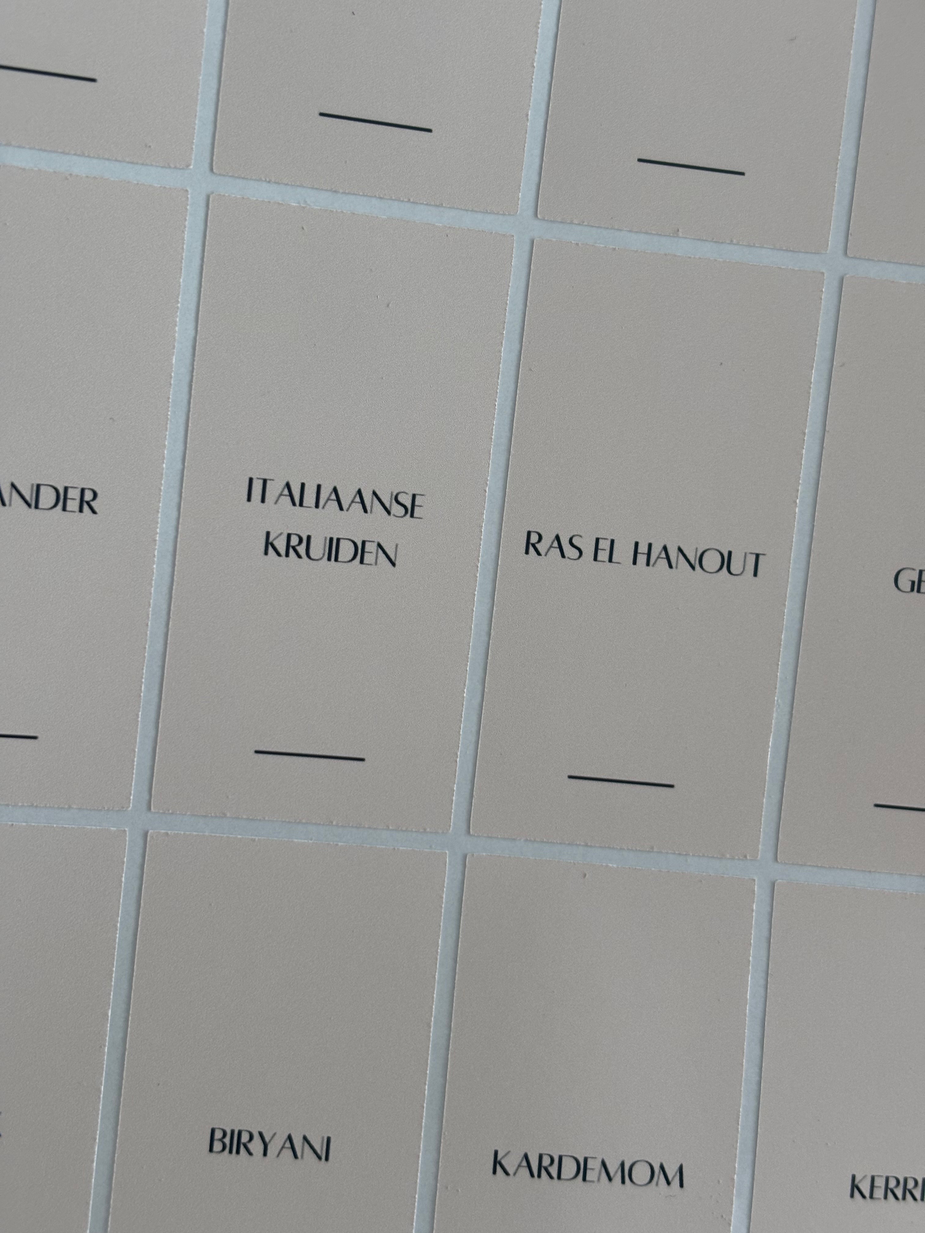 Kruidenlabels | ALTA 3x6