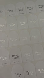 Stickers met zilver of goudfolie