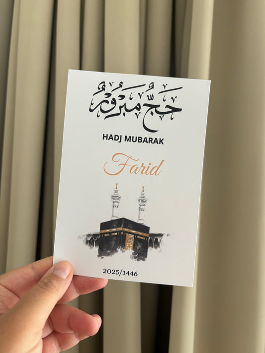 Hadj Mubarak Tafelkaart