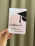 Welcome to | graduation Tafelkaart