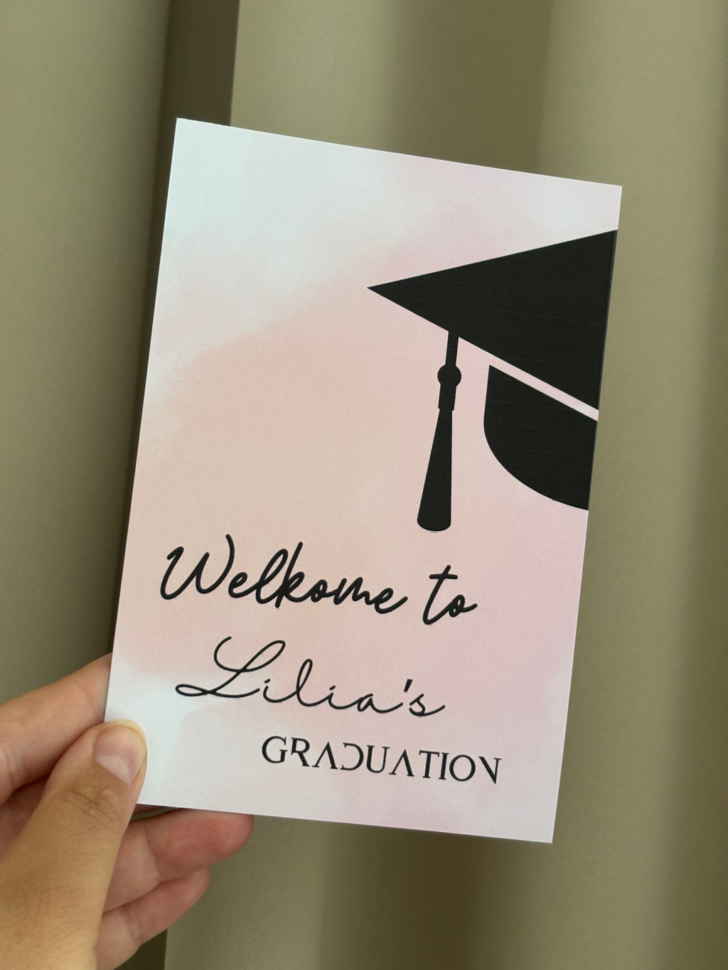 Welcome to | graduation Tafelkaart