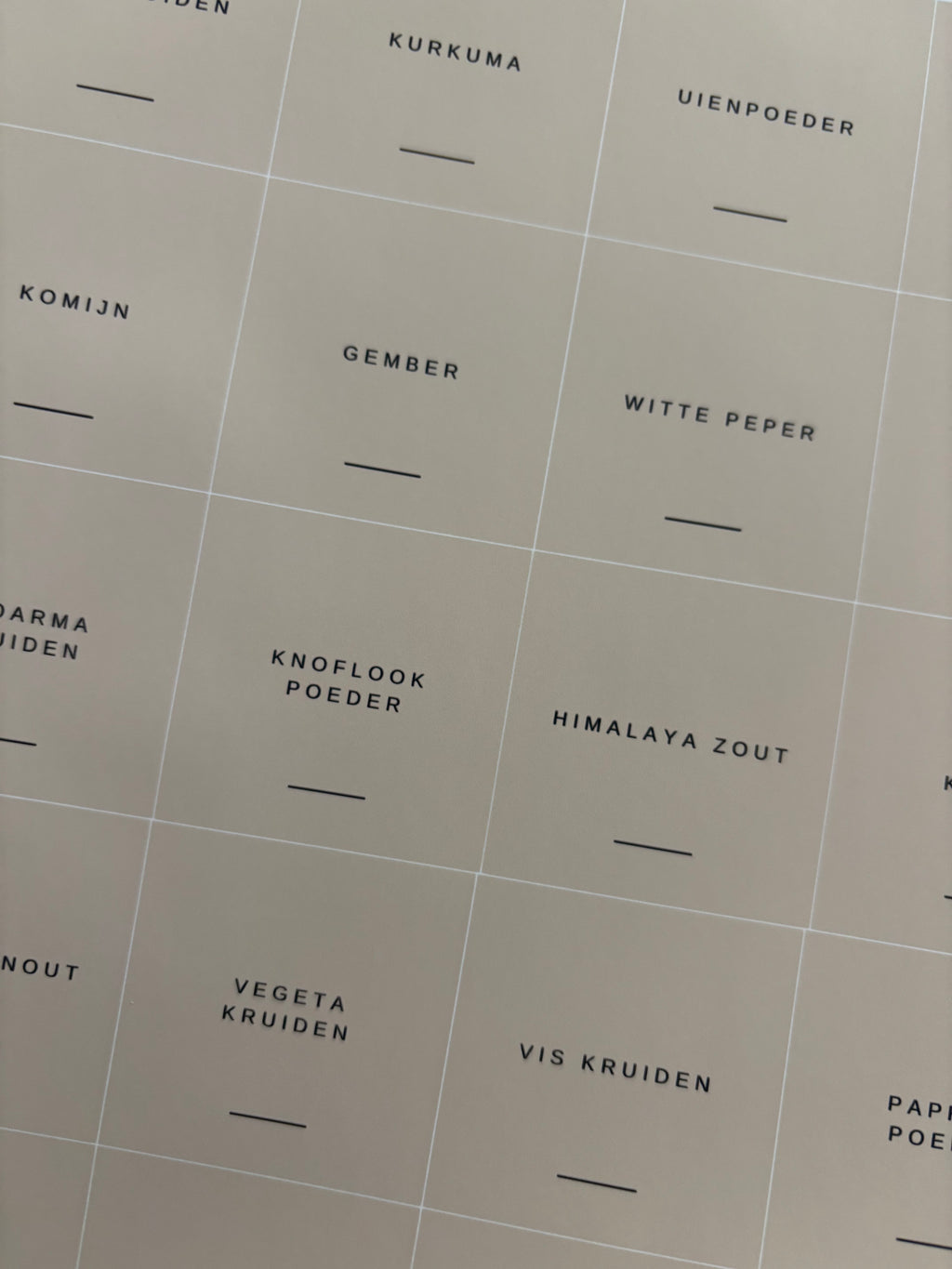Kruidenlabels | Arimo