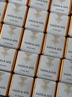 Mini chocolaatjes Henna geel