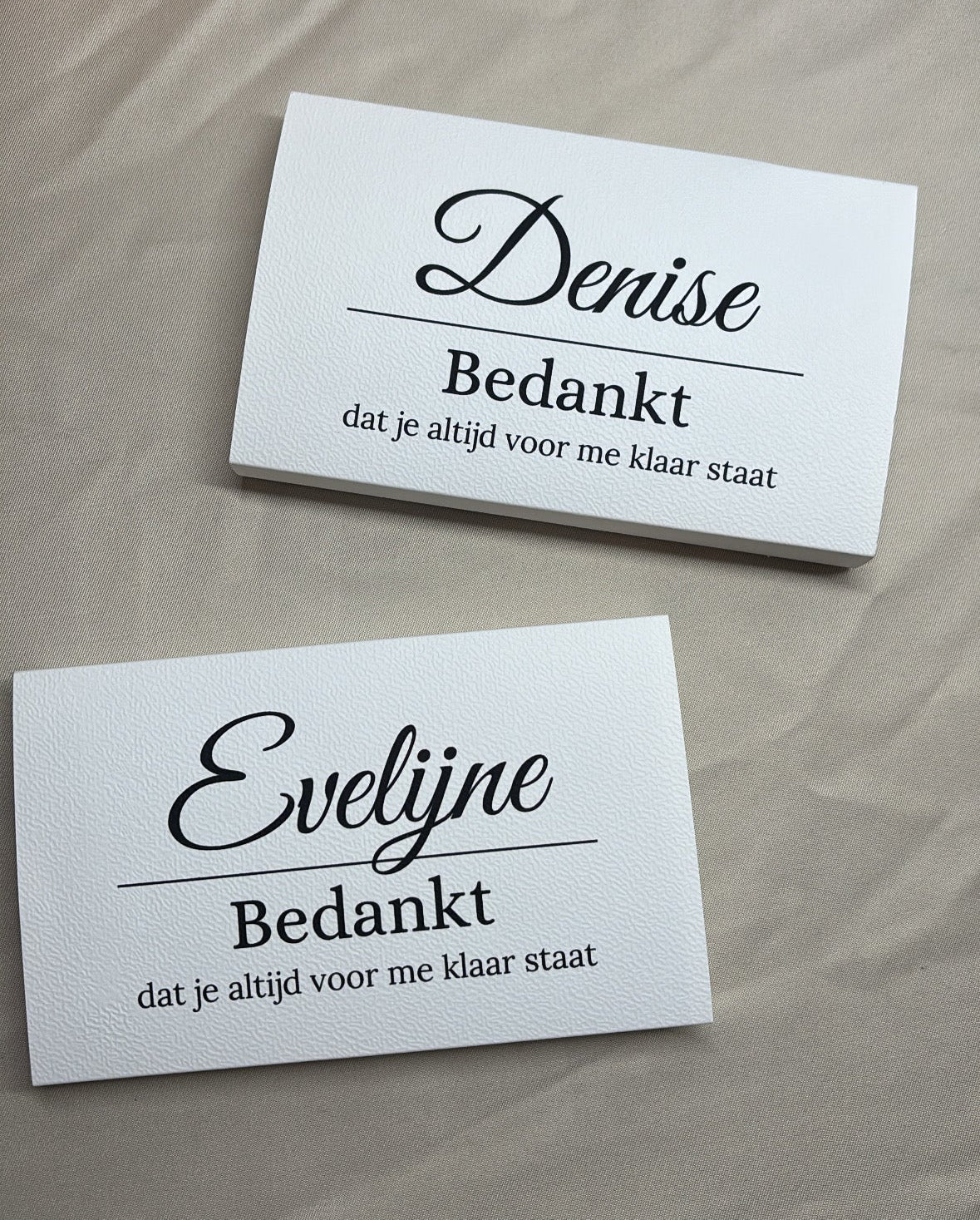 Toffifee bedankje voor collega’s, juf en meester. Bedankt dat je voor me klaar staat