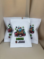 Traktatie chipszakjes mindcraft gepersonaliseerd