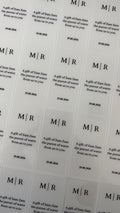 A gift of zamzam stickers transparant stickers
