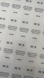 A gift of zamzam stickers transparant stickers