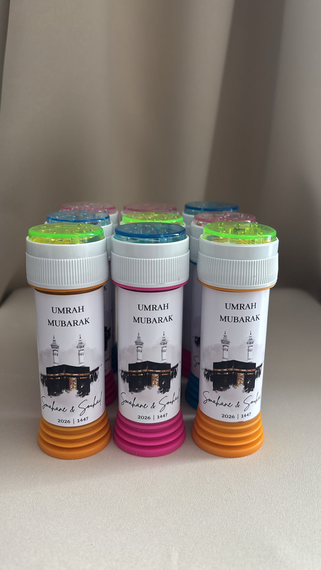 Umrah Mubarak bellenblaas, hadj Mubarak bellenblaas 
