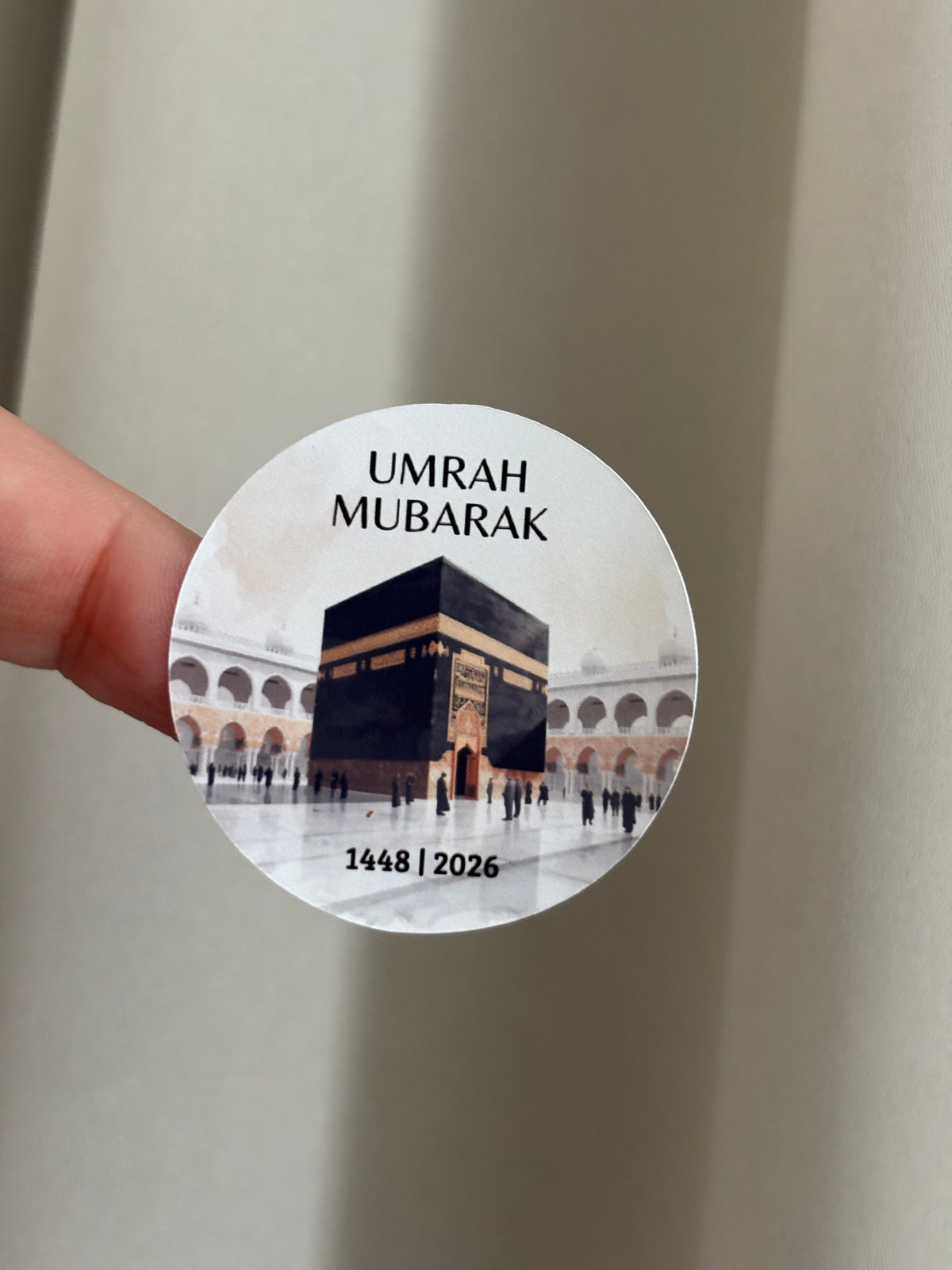 Umrah & hadj Mubarak ronde stickers