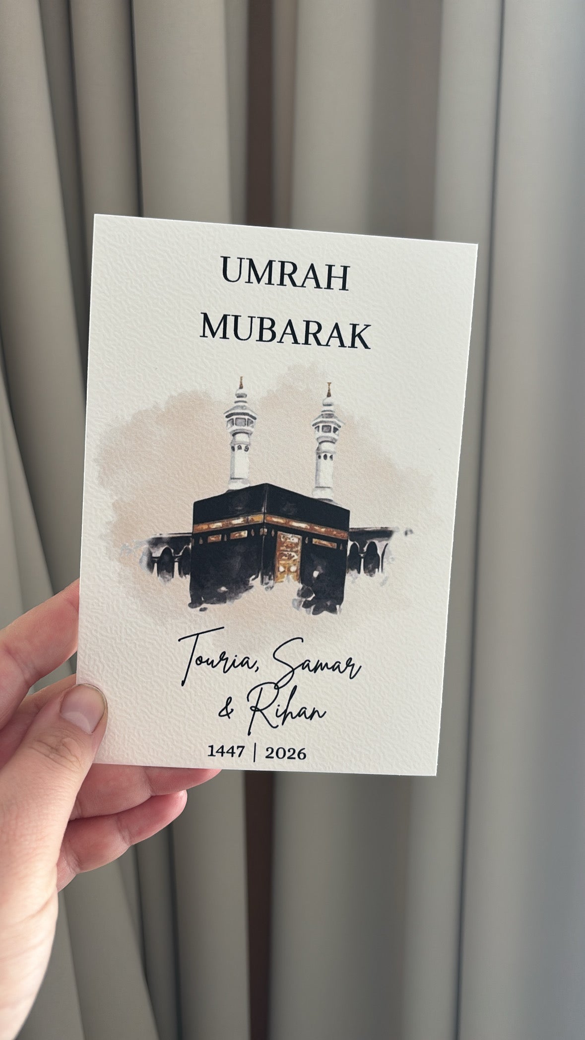 Umrah of hadj Mubarak Tafelkaarten 