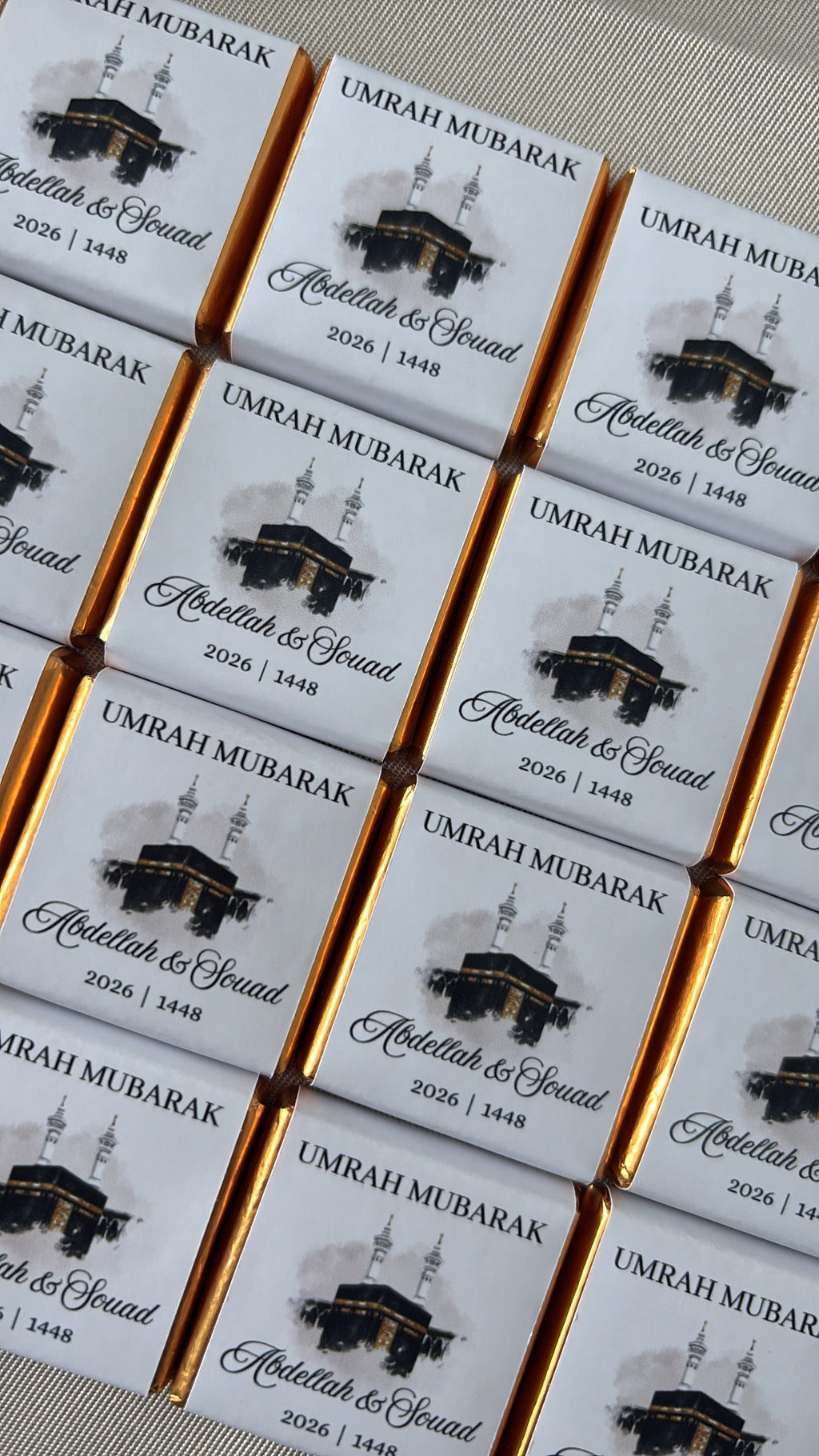 Umrah of hadj Mubarak chocolaatjes