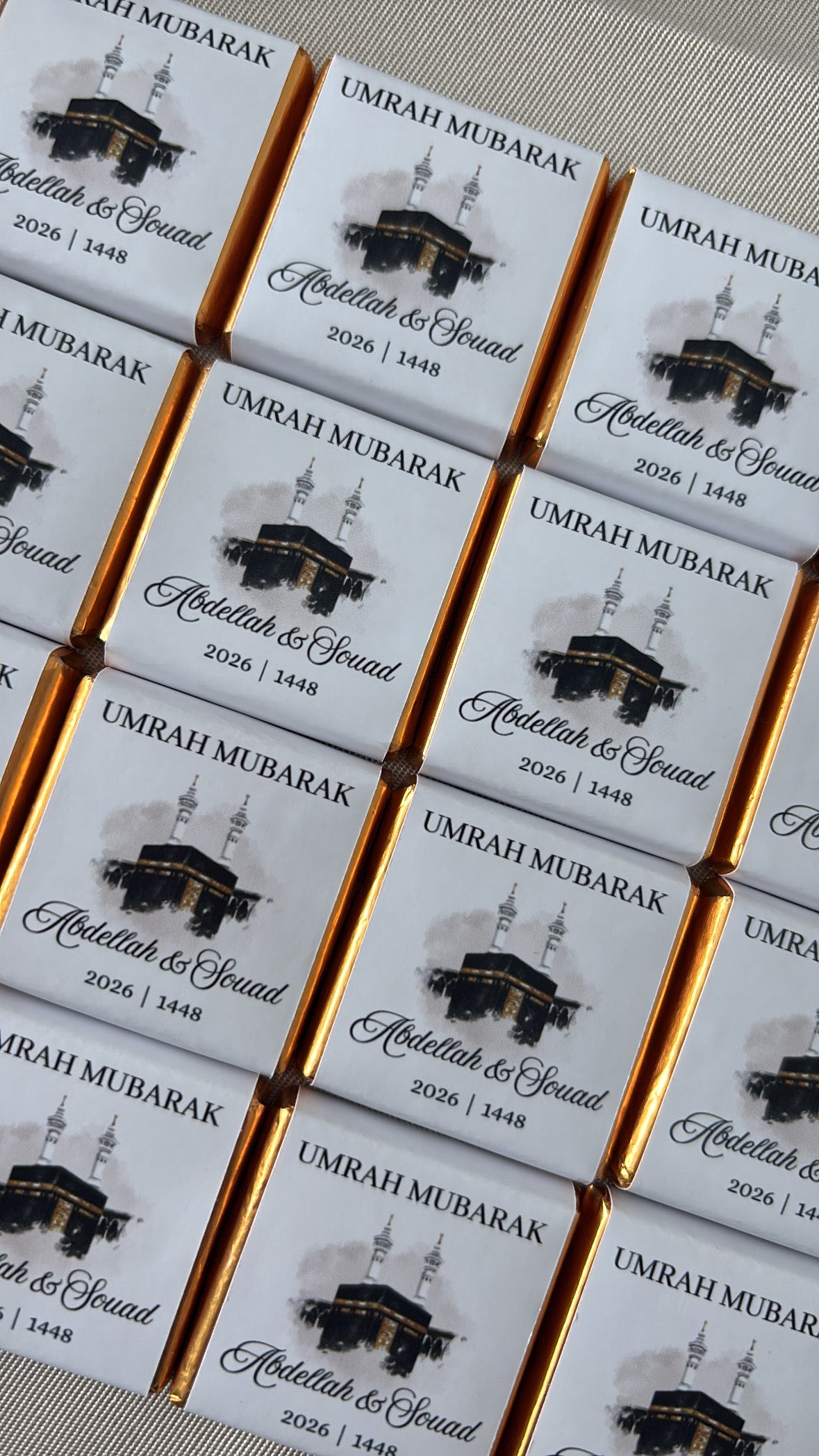 Umrah of hadj Mubarak chocolaatjes