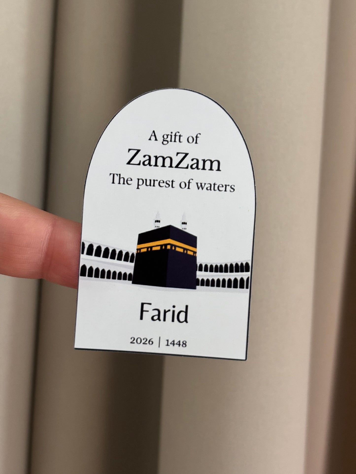 A gift of zamzam the purest of waters stickers