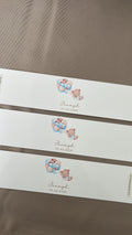 flessenetiketten babyshower, babyfeest