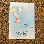 Babyshower | tafelkaart