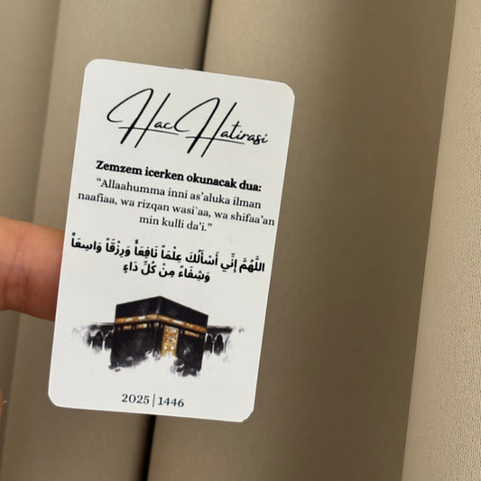 Zamzam stickers | Turks | Hac Hatırası