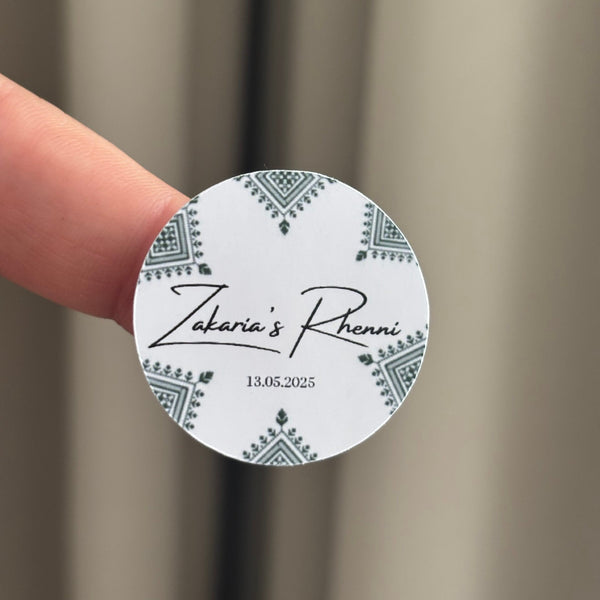 Henna stickers || groen