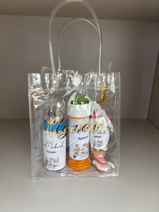 Gift tasje | met naam & inhoud