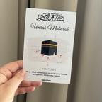 Tafelkaart || Umrah Mubarak