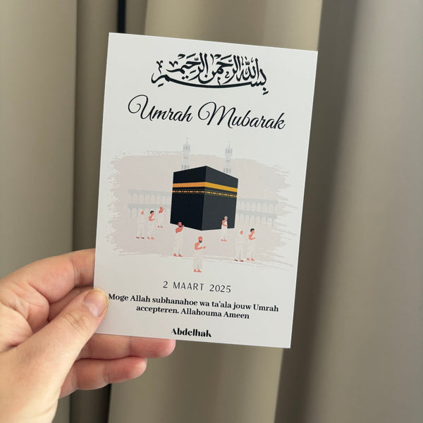 Tafelkaart || Umrah Mubarak