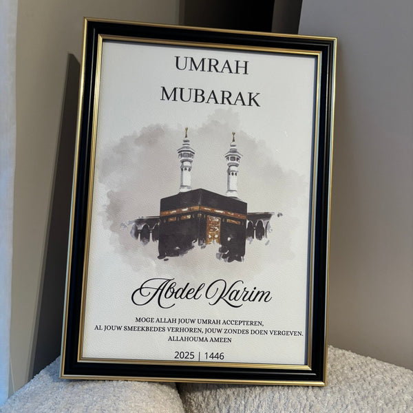Umrah & Hadj Mubarak lijst | kies je ontwerp