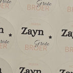 Stickers grote broer/zus