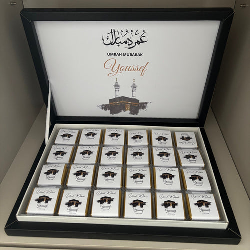 Umrah & Hadj Mubarak Chocoladebox | met inhoud