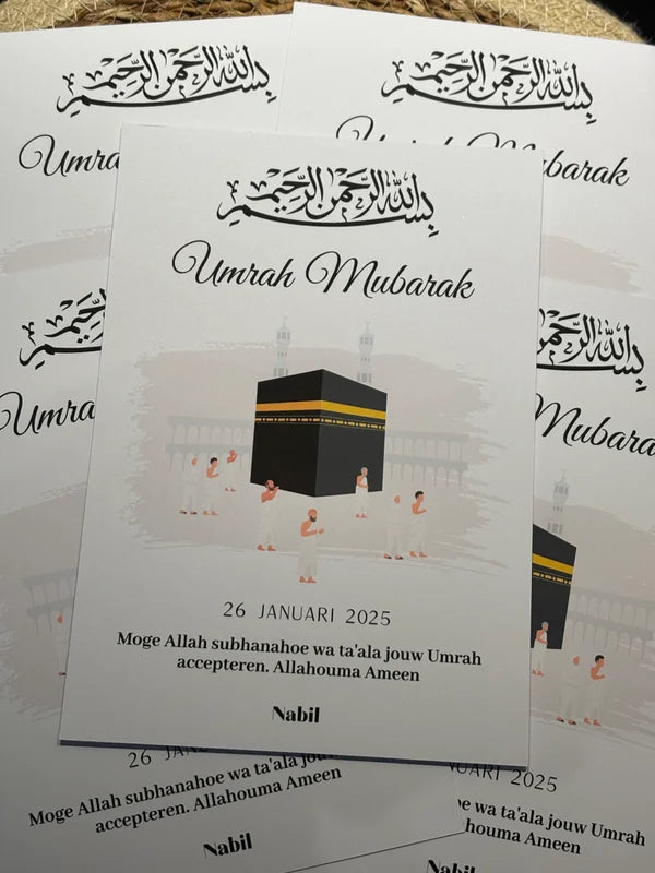 Tafelkaart || Umrah Mubarak