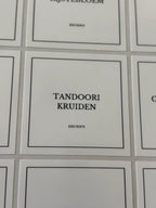 Kruidenlabels | Libre | kader