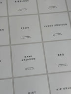Kruidenlabels | wit
