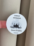 Ronde stickers || Umrah & Hadj Mubarak
