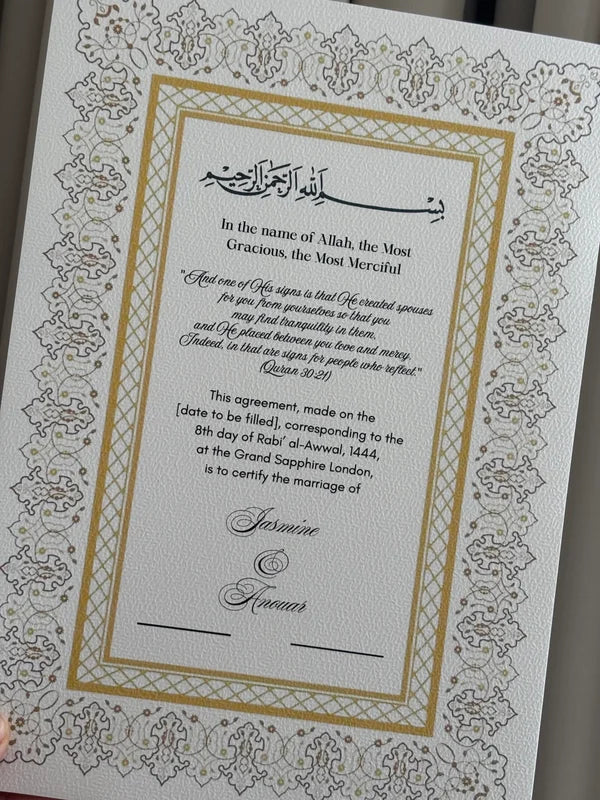 Nikah certificaat