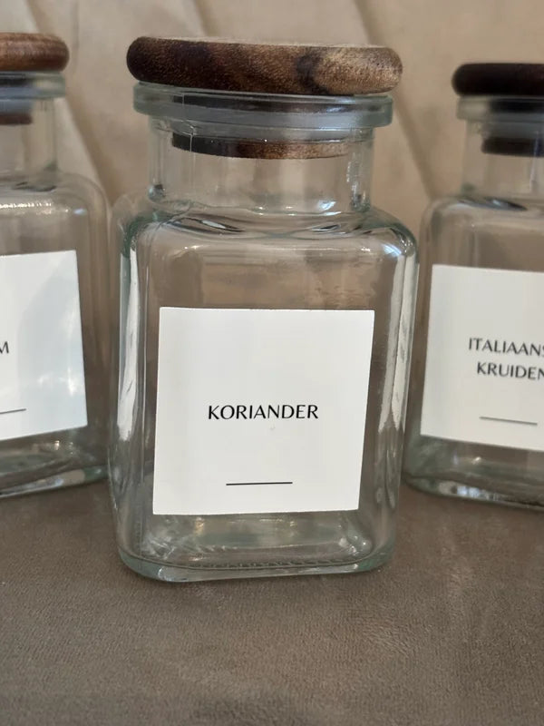 Kruidenlabels | wit | Belleza