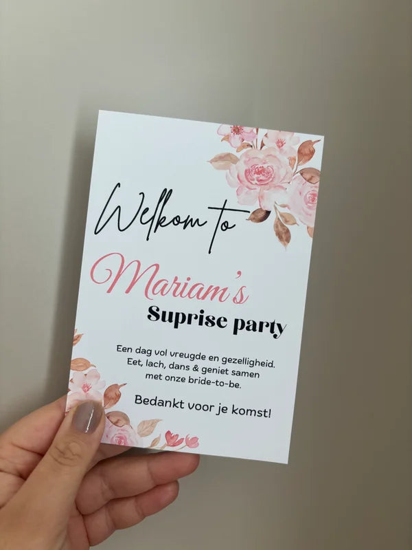 Welcome to | surprise party