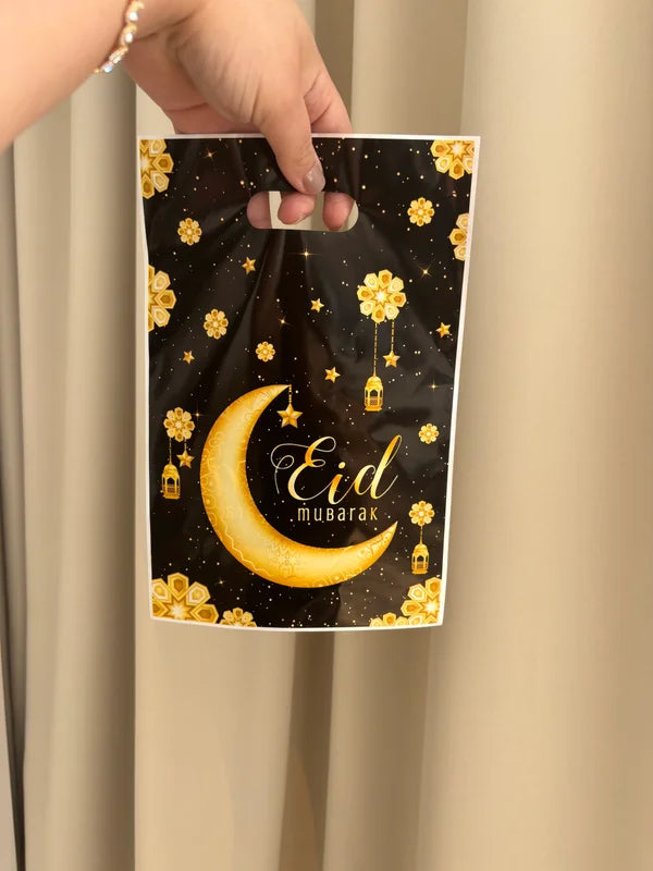 Eid Mubarak | traktatie tasje zwart