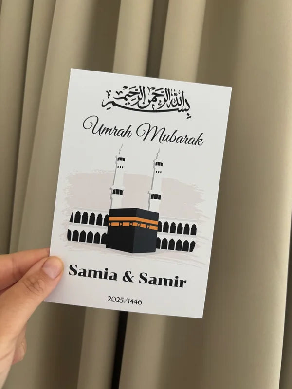Umrah Mubarak | tafelkaart
