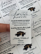 A gift of zamzam stickers