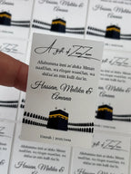 A gift of zamzam stickers