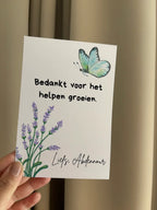 Bedank voor het helpen groeien | leerkrachten
