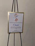 Babyshower welkomslijst A3