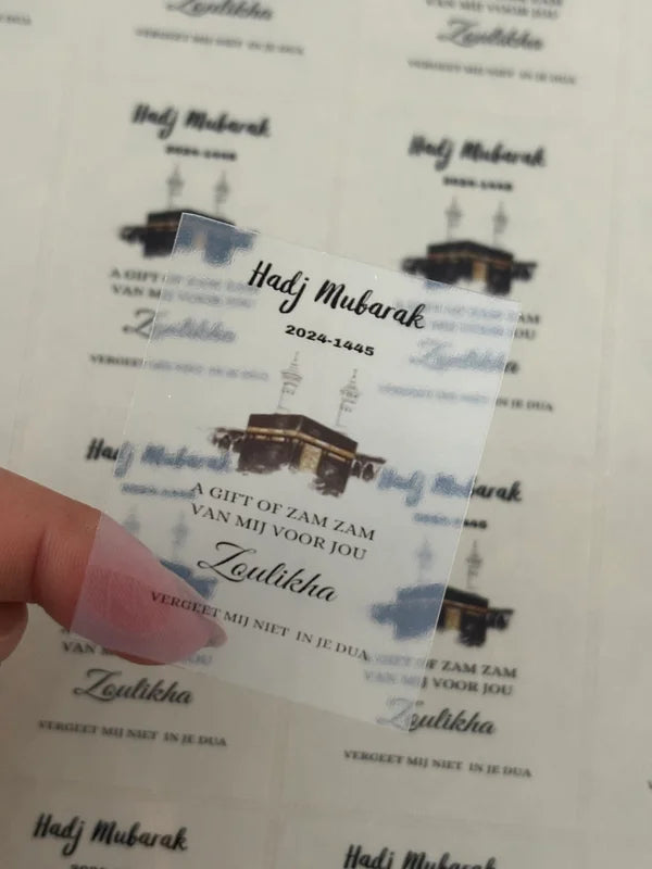 Zamzam stickers