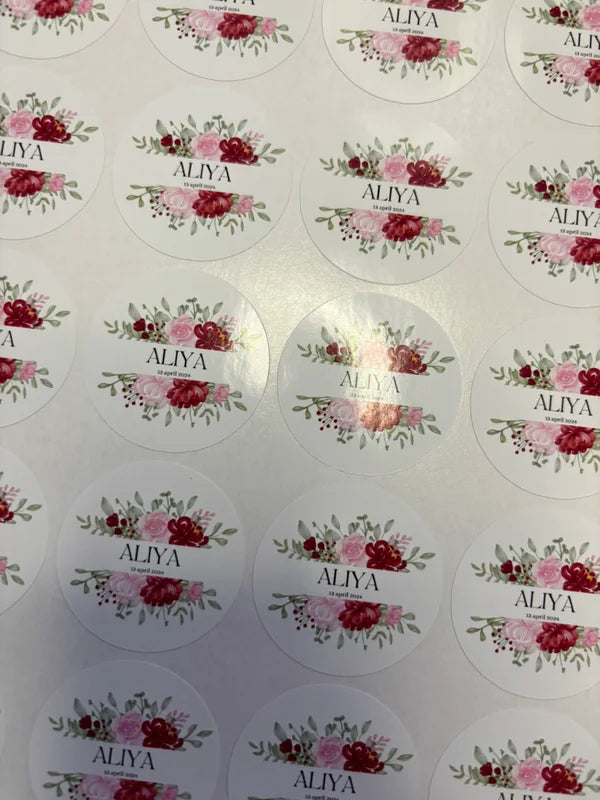 Bloemen sticker